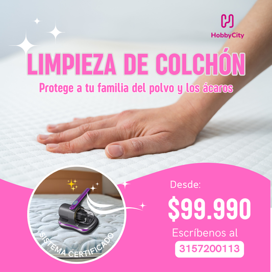 Aspiradora Antiácaros  – Elimina Ácaros, Polvo y Bacterias con Luz UV + Succión Potente 💨🛏️
